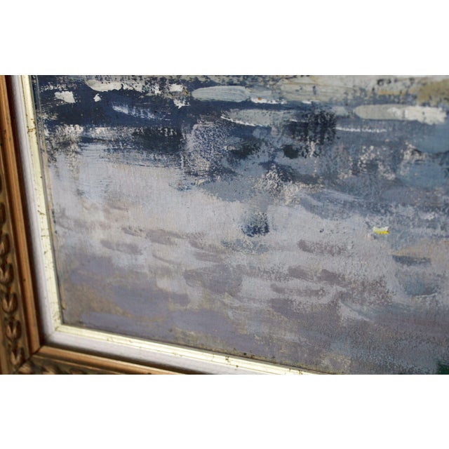 Forest Green Otto Pladers, Landscape, 1942, Oil on Cardboard For Sale - Image 8 of 10