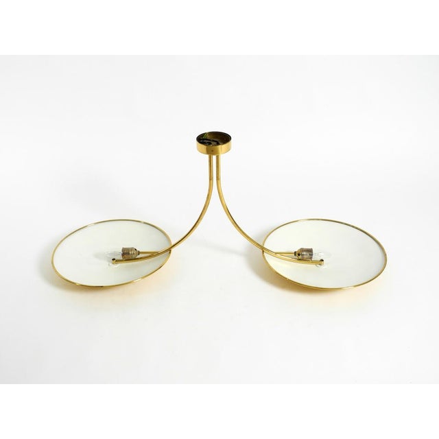 Vintage German Duan Brass Pendant Lamp by Florian Schulz, 1970s For Sale - Image 14 of 17