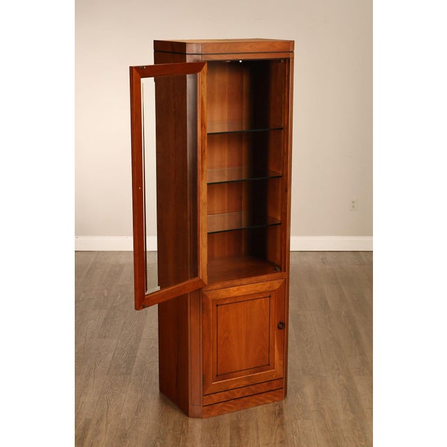 Stickley Stickley 21st Century Collection Cherry Curio Display Cabinet For Sale - Image 4 of 18