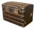 Large Vintage Travel Trunk, 1920s For Sale