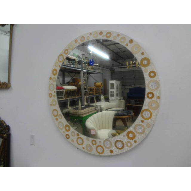 1970s Italian Mid-Century Modern Mirror For Sale In Houston - Image 6 of 8
