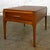 Handsome vintage Lane Rhythm Collection MCM or mid-century modern walnut single end table with a drawer and brass plated...