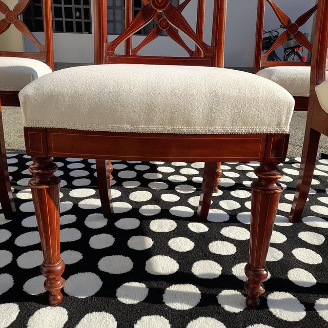 Charles X Chairs, 1890s, Set of 6 For Sale - Image 12 of 14