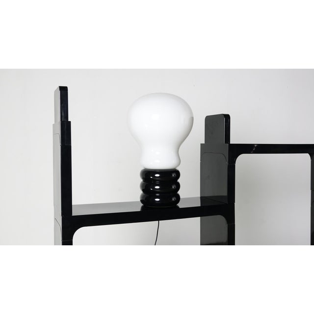 Black Bulb Lamp by Ingo Maurer, 1960 For Sale - Image 8 of 14