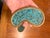 Pair of Pepe Mendoza Brass & Glass Mosaic Drawer Pulls – Made in Mexico For Sale - Image 10 of 10