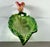 1980s Vintage Fitz & Floyd Tropical Jungle Love Birds Banana Leaf Serving Tray For Sale In Atlanta - Image 6 of 14