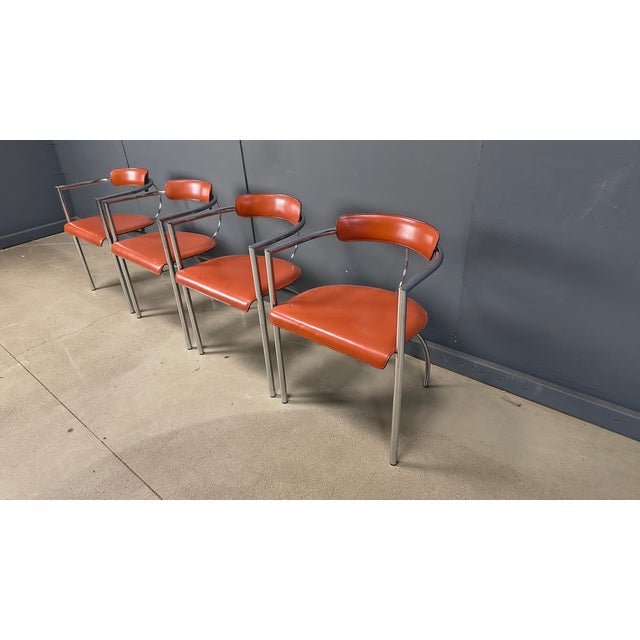 Postmodern Dining Chairs from Segis, Italy, 1980s, Set of 4 For Sale - Image 12 of 13