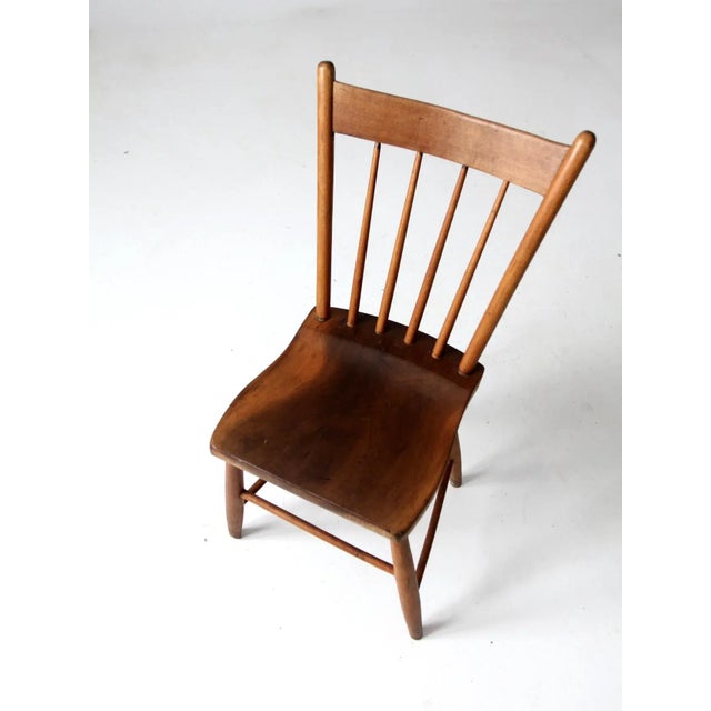 Antique Primitive Farmhouse Chair For Sale - Image 10 of 12