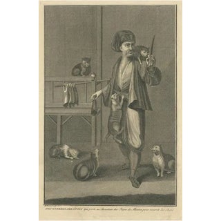 Picart, Dgi-Guerdgi Feeding Cats in the Bazaar, 1727, Print For Sale