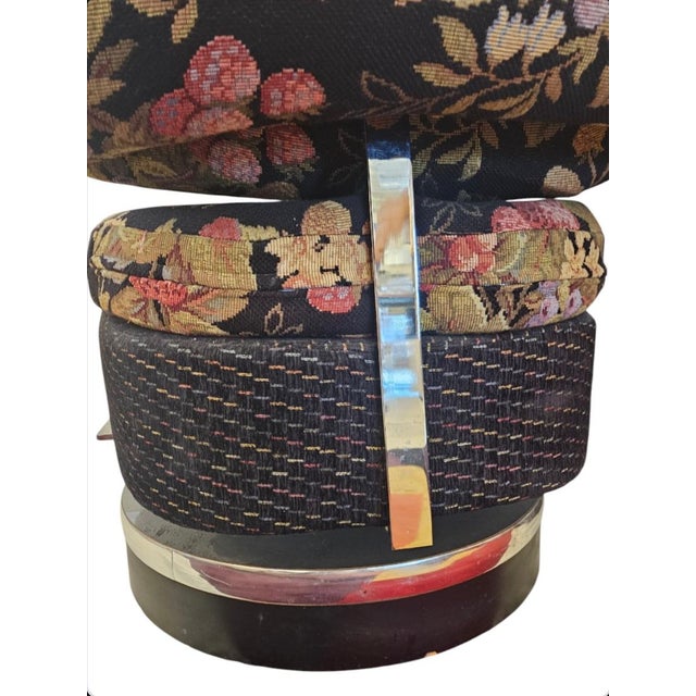 1970s Vintage Milo Baughman Style Swivel Chairs- Set of 4 For Sale - Image 9 of 10