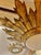 Metal Large Spanish Gilt Gold Crown Flush Mount, 1950 For Sale - Image 7 of 9