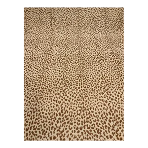 Chaddock: F6177 Gold Leopard Cream and Bronze Woven Cheetah Print Designer Fabric - 119 Yards