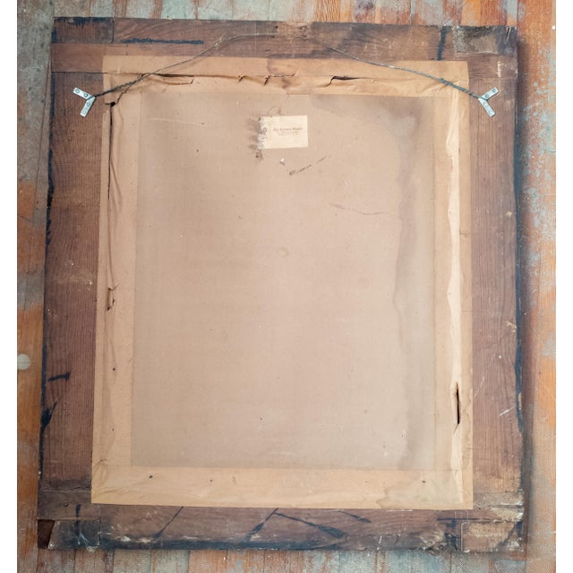 20th Century Baroque Revival Style Heavily Distressed Mirror For Sale - Image 10 of 12