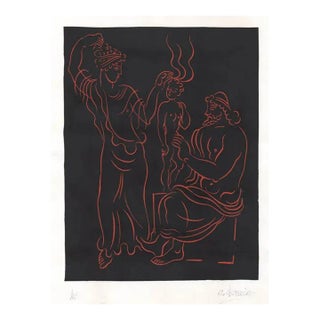 1968 Andre Derain l'Enfant Linocut For Sale