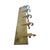 Vintage Brass Wall Rack With Art Deco Revival Ceramic Tiles For Sale - Image 13 of 13