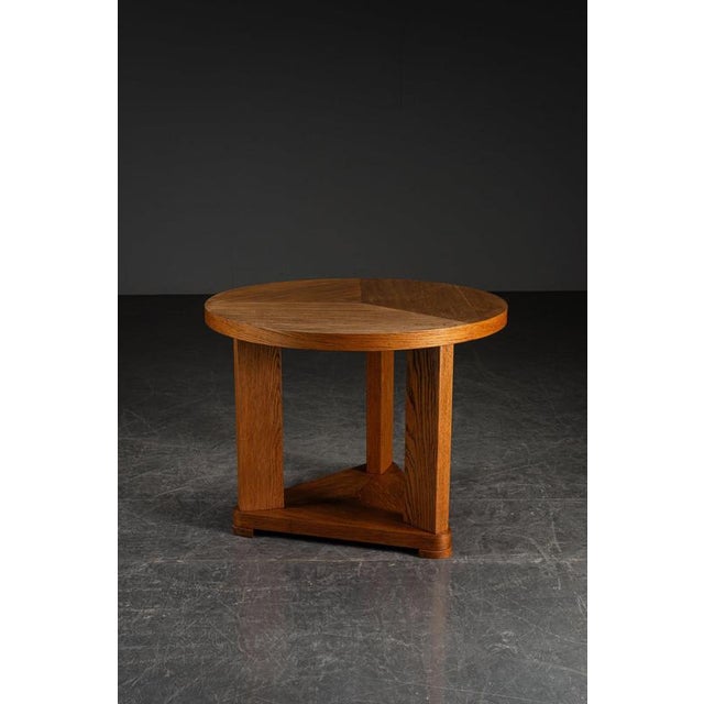 Wood French Art Deco Side Table, 1930s For Sale - Image 7 of 12