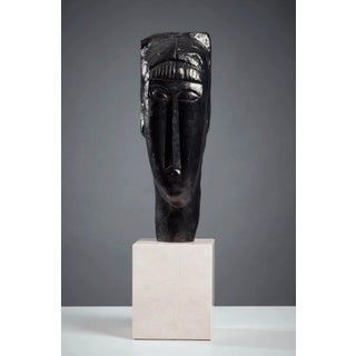 Amedeo Modigliani (1884-1920) Sculpture "Head of a Young Girl with Bangs" For Sale