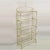 Mid 20th Century Italian Hollywood Regency Rope Tassel Silver Gold 5 Tier Iron Bakers Rack Shelf For Sale - Image 13 of 13