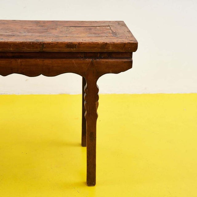 This extraordinary solid wood table is a unique piece of design that captures the essence of warmth and tradition....