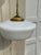 1930s Vintage 18" School House Globe With Vintage Brass Hanging Fixture For Sale - Image 5 of 7