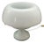 original table lamp 70s, vague mushroom shape, consisting of a tulip aluminum base and an upper metal structure that...