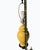 Wood Late 19th Century Chinoiserie Embossed Yellow Ginger Jar Lamp on Wood Base For Sale - Image 7 of 7