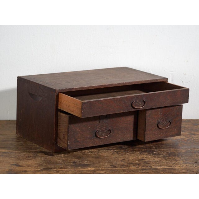 Antique Japanese Desk Chest For Sale - Image 3 of 12