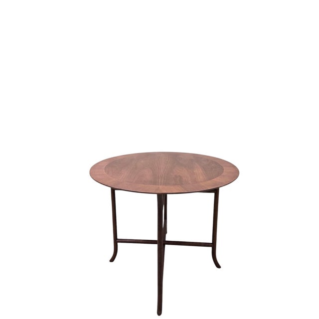 MCM Widdicomb Walnut Occasional Tables by t.h. Robsjohn-Gibbings – Pair For Sale - Image 10 of 11
