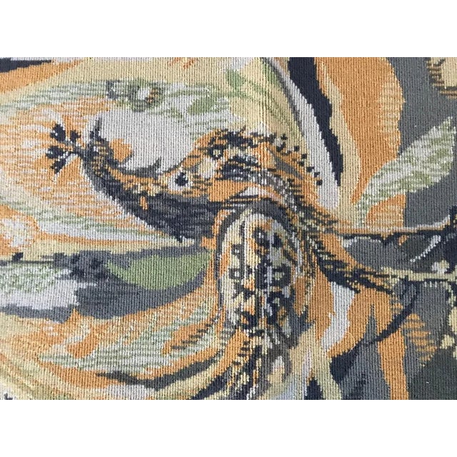 French Modern Tapestry Attributed to Hervé Lelong For Sale - Image 6 of 10
