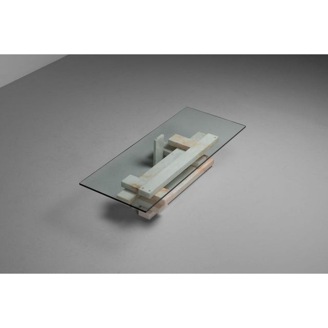 Marble Coffee Table by Willy Ballez, Belgium, 1979 For Sale - Image 10 of 18