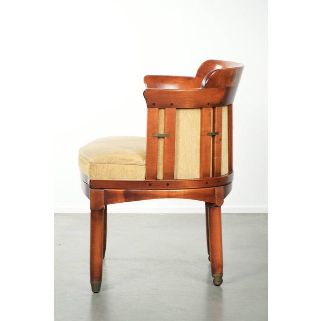 2000 - 2009 Schuitema Shaker Series Dining Chair with Yellow Fabric For Sale - Image 5 of 13