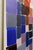 "Squares / Orange Blue Grey" Large Abstract Oil Painting by Simon Findlay For Sale - Image 6 of 13