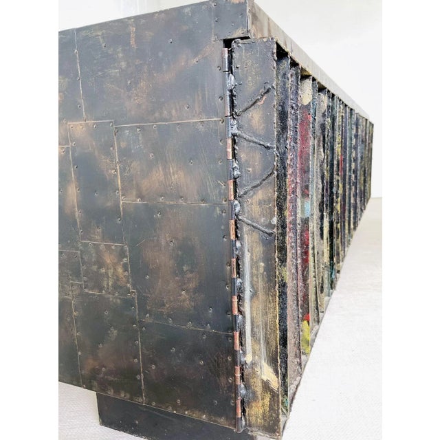 Paul Evans, Brutalist Mid-Century Modern, Monumental 'Deep Relief' Sideboard, 1968 For Sale - Image 12 of 12