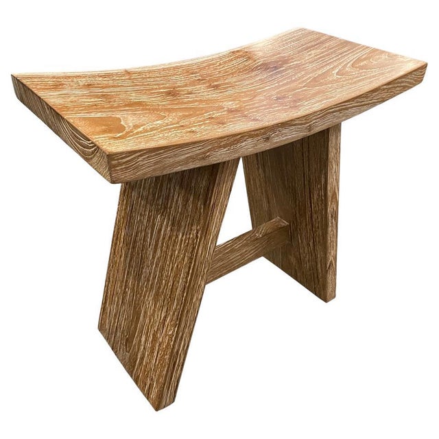 Minimalist reclaimed teak bench perfect anywhere from a bathroom, kitchen or bedroom. The top section is made from a...