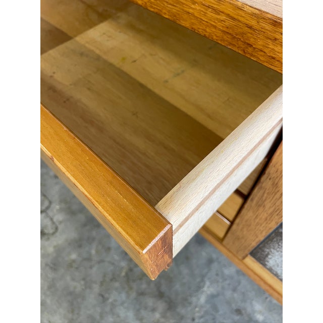 1970s Danish Mid Century Oak Brutalist Credenza Gangso Mobler For Sale - Image 5 of 14