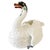 An exceptional mid-to-late 20th-century Italian sculptural swan tureen and centerpiece by Chelsea House, styled after...