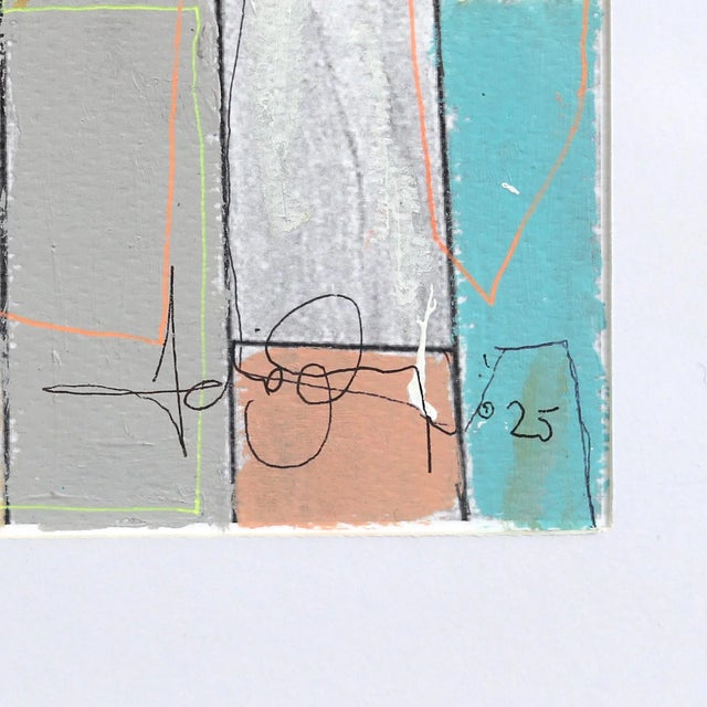 Soft Evening San Francisco - Colorful Figurative Mixed Media Original Artwork by Fabio Coruzzi For Sale In Los Angeles - Image 6 of 9