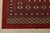 Bokhara Rug 8′ X 10’1” Red Wool Tribal Hand-Knotted Oriental Carpet For Sale - Image 10 of 13