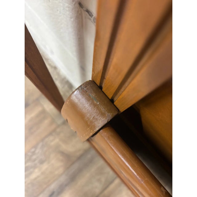 Vintage Glanville Furniture Co Full Size Sleigh Bed For Sale - Image 9 of 13