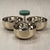 Modern Spiga Stainless Steel Condiment Set, Gold with Green Accent For Sale - Image 3 of 4