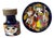 Vintage Polychrome and Porcelain Set by Bjørn Wiinblad for Rosenthal, 1970s, Set of 2 For Sale