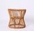 1960s Mid-Century Italian Bamboo and Rattan Stool from BBB Boncina, 1960s For Sale - Image 5 of 15