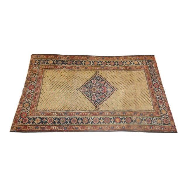 Antique Persian Malayer , 4' X 6'6" For Sale