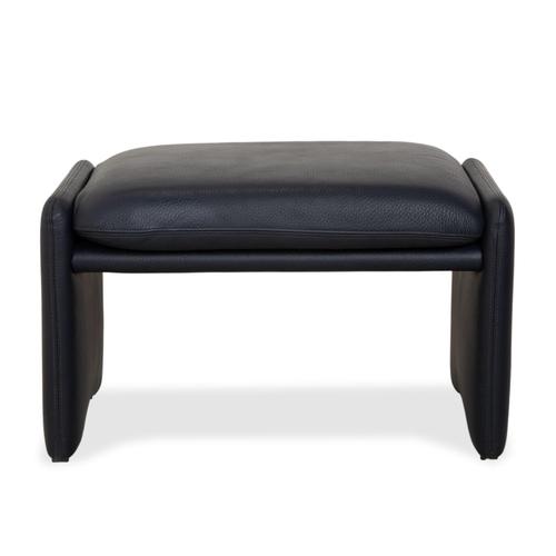Blue City Ottoman in Leather from Erpo For Sale - Image 8 of 10