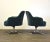 Mid-Century Modern Nico Zographos Swivel Lounge Chairs - a Pair For Sale - Image 3 of 12