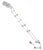 1990s Bulgari Allegra Diamond Color Stones White Gold Necklace For Sale - Image 9 of 10