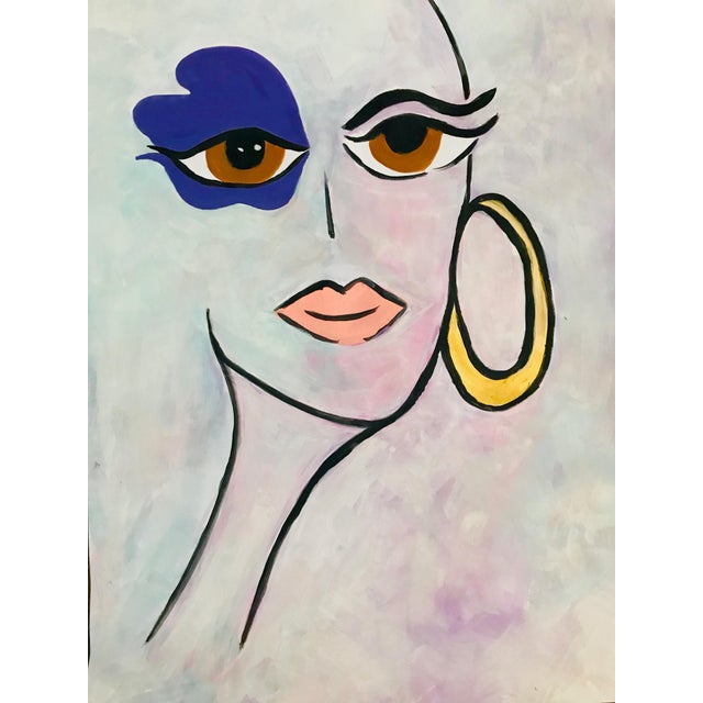 Tony Marine Contemporary Portrait Painting For Sale