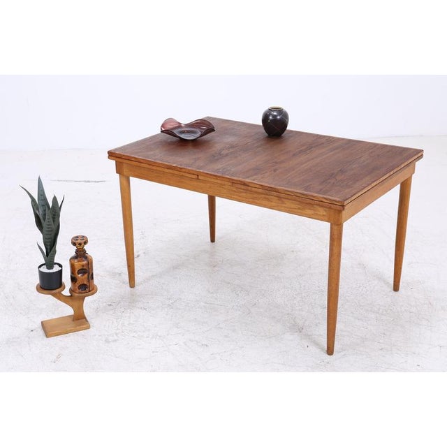 Mid-Century Extendable Dining Table For Sale - Image 16 of 16