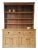 English Pine Waterfall Shelf With Cabinets (Hutch) - Circa 1880 For Sale