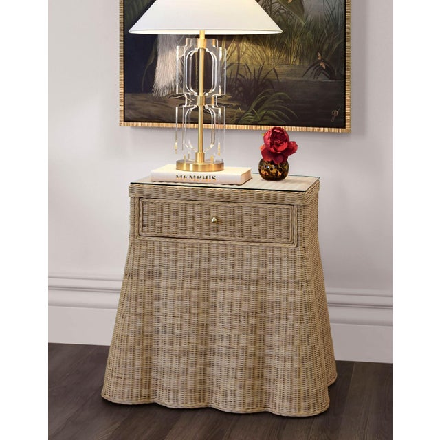 2020s Giselle Rattan Nightstand For Sale - Image 5 of 5